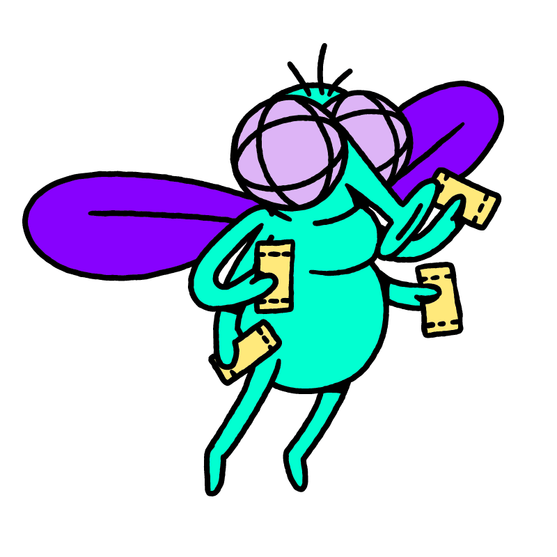 Mosca chef mascot